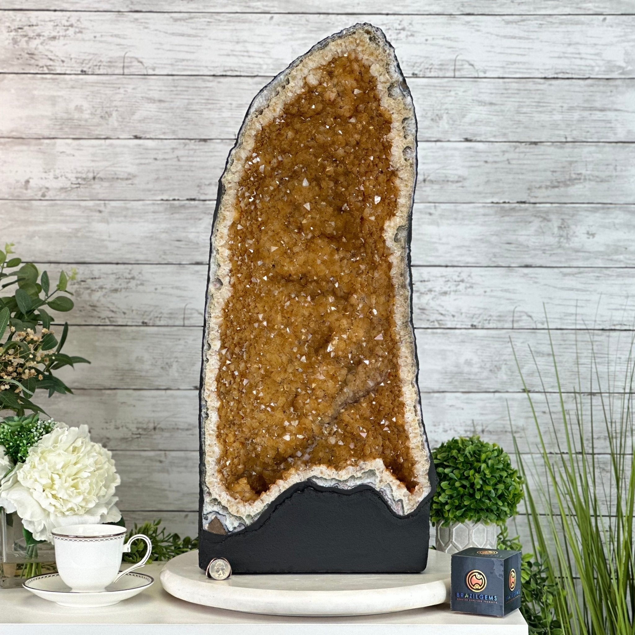 Citrine Cathedral, 80.9 lbs & 25.5" Tall #5603 - 0341 - Brazil GemsBrazil GemsCitrine Cathedral, 80.9 lbs & 25.5" Tall #5603 - 0341Cathedrals5603 - 0341