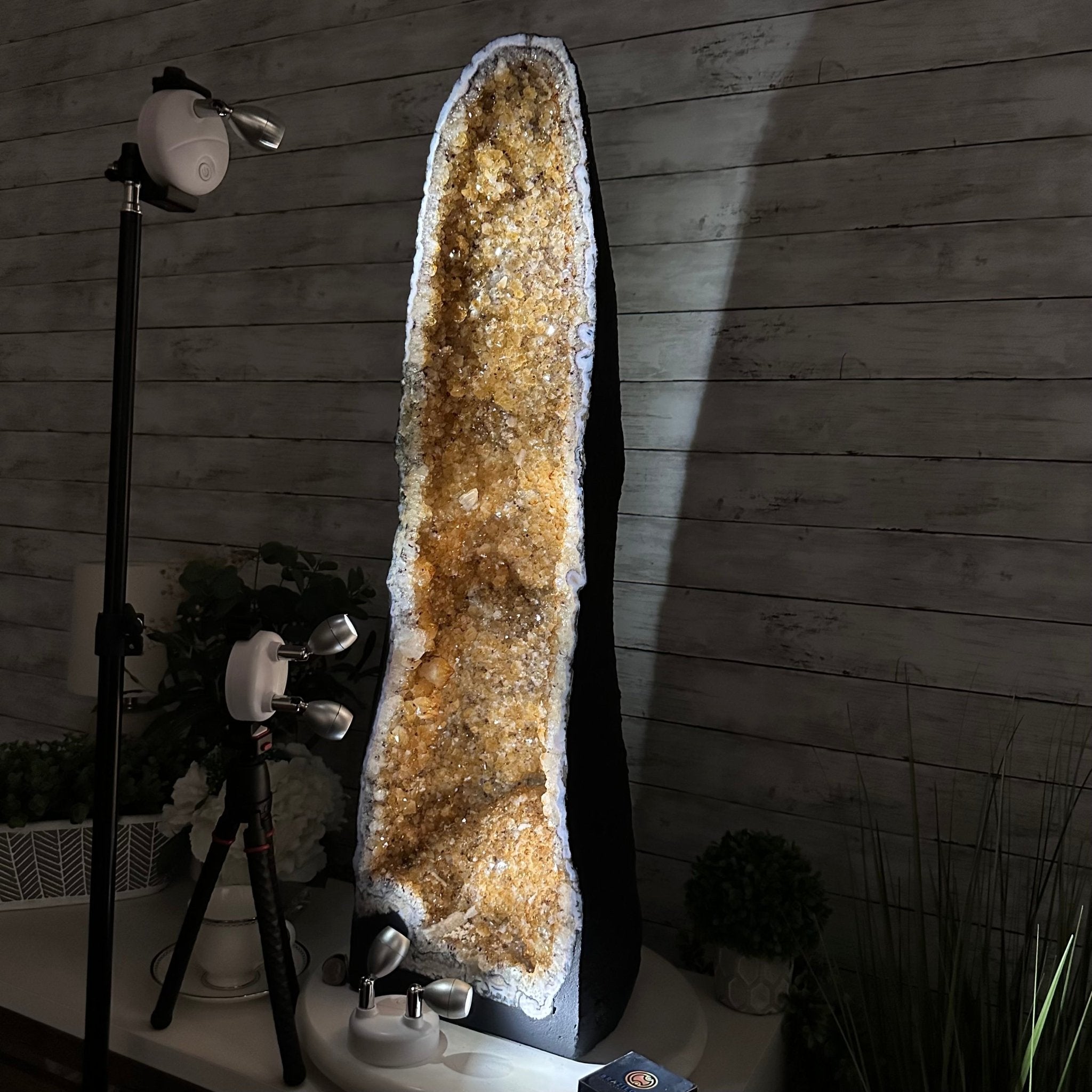 Citrine Cathedral, 89.8 lbs & 33.4" Tall #5603 - 0344 - Brazil GemsBrazil GemsCitrine Cathedral, 89.8 lbs & 33.4" Tall #5603 - 0344Cathedrals5603 - 0344