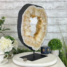 Citrine Crystal Portal on a Fixed Stand, 27.8 lbs & 17" tall #5626-0004 by Brazil Gems® - Brazil GemsBrazil GemsCitrine Crystal Portal on a Fixed Stand, 27.8 lbs & 17" tall #5626-0004 by Brazil Gems®Portals on Fixed Bases5626-0004
