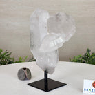 Clear Quartz Crystal Point on a Metal Stand, 1.4 lbs & 6" Tall #3122CQ - 013 - Brazil GemsBrazil GemsClear Quartz Crystal Point on a Metal Stand, 1.4 lbs & 6" Tall #3122CQ - 013Crystal Points3122CQ - 013