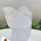 Clear Quartz Crystal Point on a Metal Stand, 1.4 lbs & 6" Tall #3122CQ - 013 - Brazil GemsBrazil GemsClear Quartz Crystal Point on a Metal Stand, 1.4 lbs & 6" Tall #3122CQ - 013Crystal Points3122CQ - 013