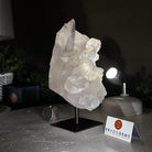 Clear Quartz Crystal Point on a Metal Stand, 2.4 lbs & 6.5" Tall #3122CQ - 015 - Brazil GemsBrazil GemsClear Quartz Crystal Point on a Metal Stand, 2.4 lbs & 6.5" Tall #3122CQ - 015Crystal Points3122CQ - 015