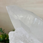 Clear Quartz Crystal Point on a Metal Stand, 3 lbs & 8.4" Tall #3122CQ - 023 - Brazil GemsBrazil GemsClear Quartz Crystal Point on a Metal Stand, 3 lbs & 8.4" Tall #3122CQ - 023Crystal Points3122CQ - 023