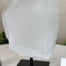 Clear Quartz Crystal Point on a Metal Stand, 3.1 lbs & 6.8" Tall #3122CQ - 024 - Brazil GemsBrazil GemsClear Quartz Crystal Point on a Metal Stand, 3.1 lbs & 6.8" Tall #3122CQ - 024Crystal Points3122CQ - 024