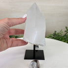 Clear Quartz Crystal Point on a Metal Stand, 3.1 lbs & 6.8" Tall #3122CQ - 024 - Brazil GemsBrazil GemsClear Quartz Crystal Point on a Metal Stand, 3.1 lbs & 6.8" Tall #3122CQ - 024Crystal Points3122CQ - 024