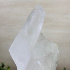 Clear Quartz Crystal Point on a Metal Stand, 3.8 lbs & 10.3" Tall #3122CQ - 025 - Brazil GemsBrazil GemsClear Quartz Crystal Point on a Metal Stand, 3.8 lbs & 10.3" Tall #3122CQ - 025Crystal Points3122CQ - 025