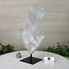 Clear Quartz Crystal Point on a Metal Stand, 4.4 lbs & 10.2" Tall #3122CQ - 026 - Brazil GemsBrazil GemsClear Quartz Crystal Point on a Metal Stand, 4.4 lbs & 10.2" Tall #3122CQ - 026Crystal Points3122CQ - 026