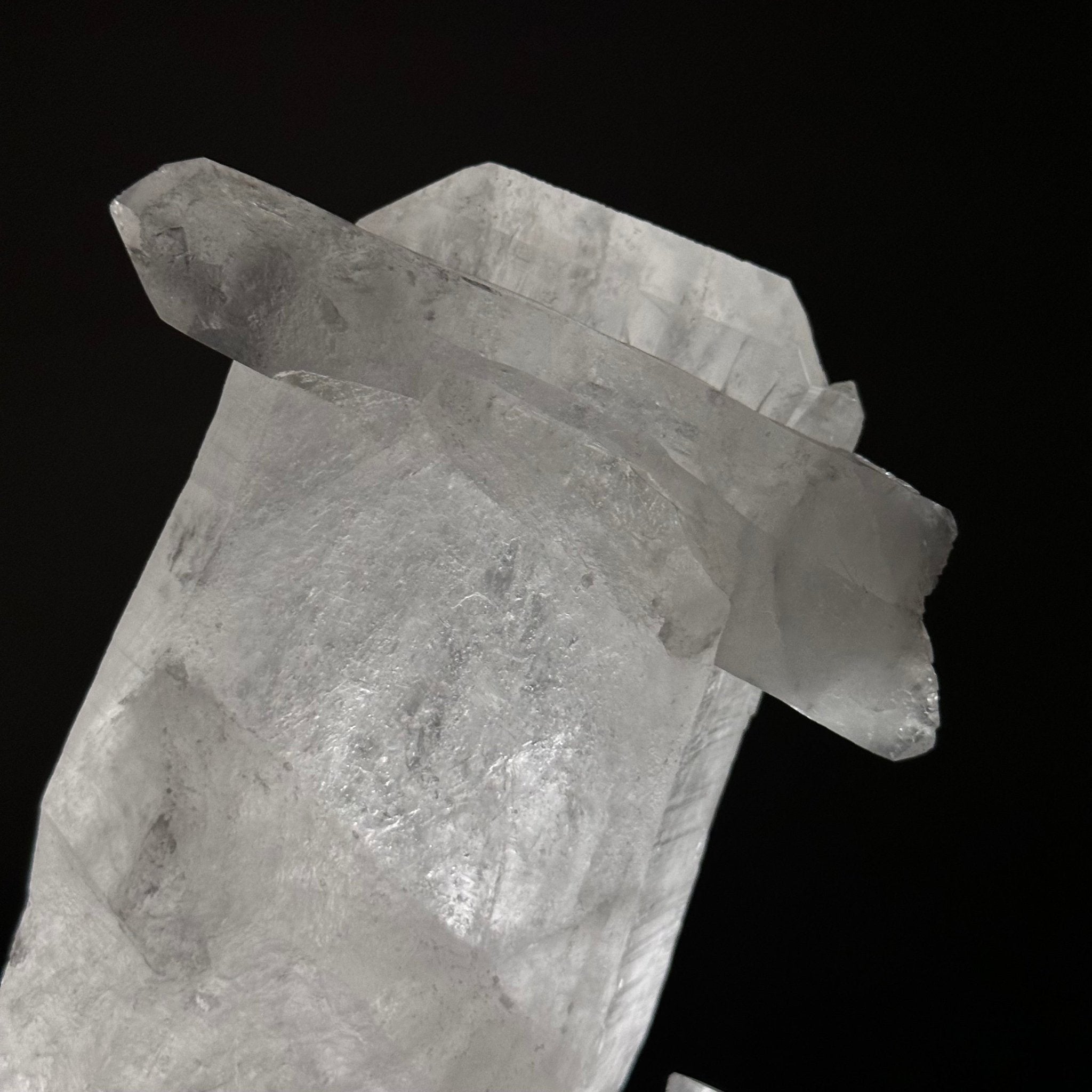 Clear Quartz Crystal Point on a Metal Stand, 4.4 lbs & 10.2" Tall #3122CQ - 026 - Brazil GemsBrazil GemsClear Quartz Crystal Point on a Metal Stand, 4.4 lbs & 10.2" Tall #3122CQ - 026Crystal Points3122CQ - 026