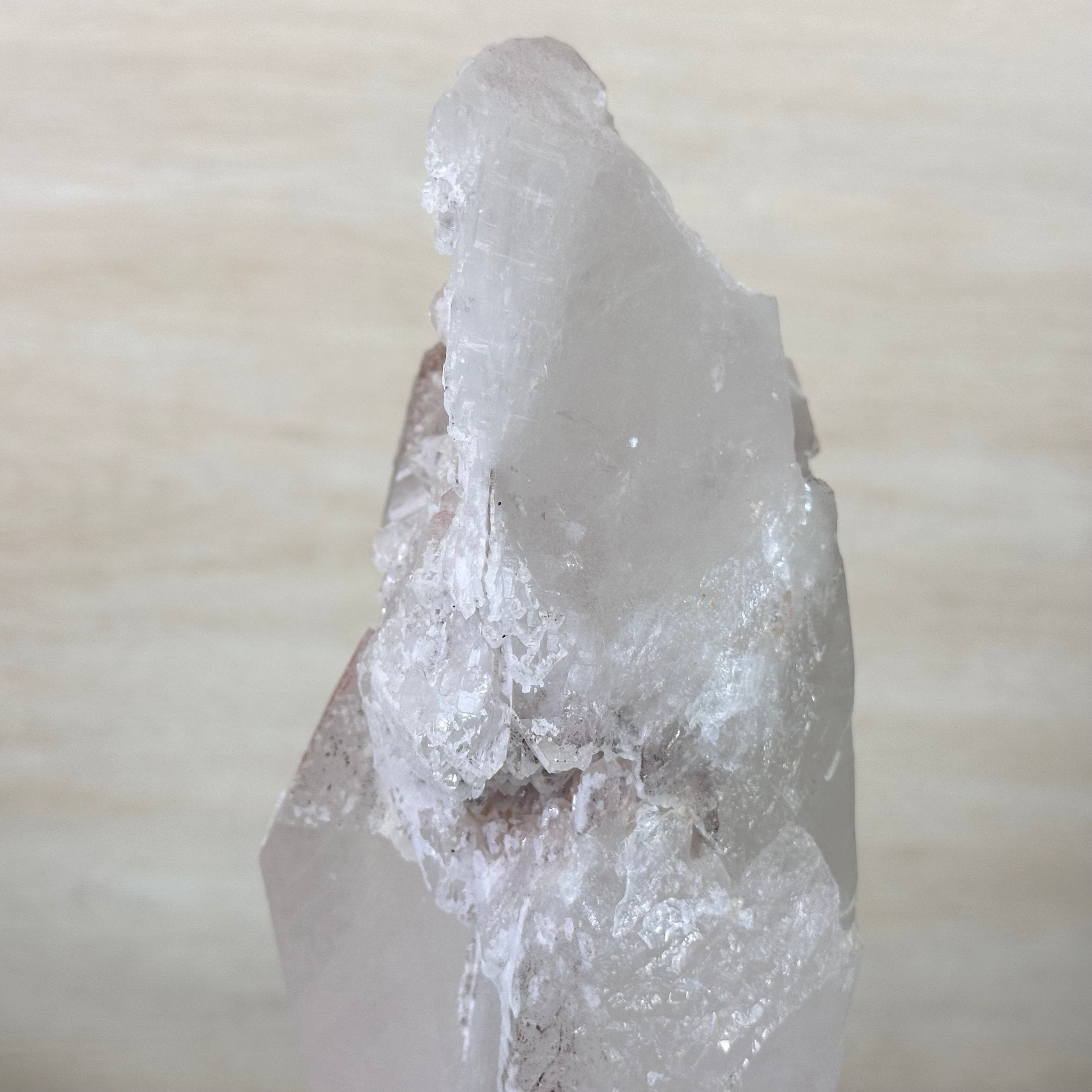 Clear Quartz Crystal Point on a Metal Stand, 5.1 lbs & 12.6" Tall #3122CQ - 017 - Brazil GemsBrazil GemsClear Quartz Crystal Point on a Metal Stand, 5.1 lbs & 12.6" Tall #3122CQ - 017Crystal Points3122CQ - 017