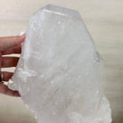 Clear Quartz Crystal Point on a Metal Stand, 9.3 lbs & 15.9" Tall #3122CQ - 020 - Brazil GemsBrazil GemsClear Quartz Crystal Point on a Metal Stand, 9.3 lbs & 15.9" Tall #3122CQ - 020Crystal Points3122CQ - 020