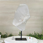 Clear Quartz Crystal Point on a Metal Stand, 9.3 lbs & 15.9" Tall #3122CQ - 020 - Brazil GemsBrazil GemsClear Quartz Crystal Point on a Metal Stand, 9.3 lbs & 15.9" Tall #3122CQ - 020Crystal Points3122CQ - 020