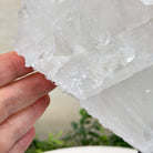 Clear Quartz Crystal Point on a Metal Stand, 9.3 lbs & 15.9" Tall #3122CQ - 020 - Brazil GemsBrazil GemsClear Quartz Crystal Point on a Metal Stand, 9.3 lbs & 15.9" Tall #3122CQ - 020Crystal Points3122CQ - 020