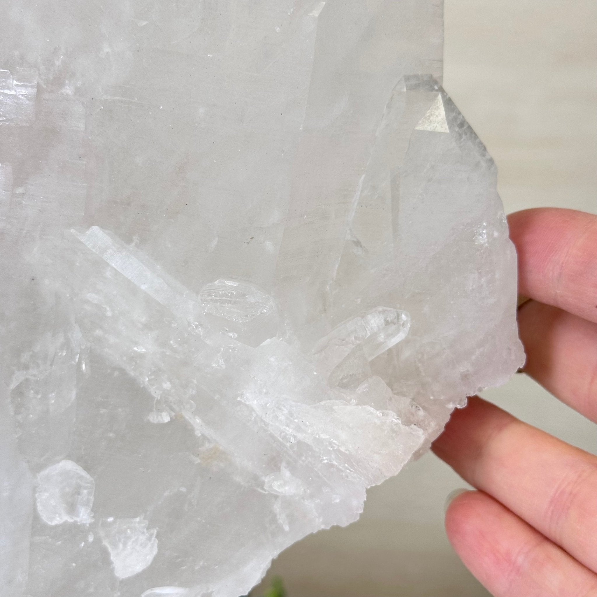 Clear Quartz Crystal Point on a Metal Stand, 9.3 lbs & 15.9" Tall #3122CQ - 020 - Brazil GemsBrazil GemsClear Quartz Crystal Point on a Metal Stand, 9.3 lbs & 15.9" Tall #3122CQ - 020Crystal Points3122CQ - 020