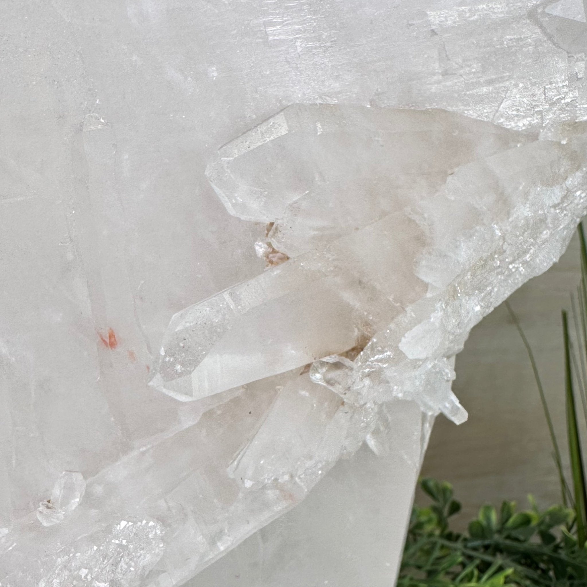 Clear Quartz Crystal Point on a Metal Stand, 9.3 lbs & 15.9" Tall #3122CQ - 020 - Brazil GemsBrazil GemsClear Quartz Crystal Point on a Metal Stand, 9.3 lbs & 15.9" Tall #3122CQ - 020Crystal Points3122CQ - 020