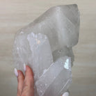 Clear Quartz Crystal Point on a Metal Stand, 9.8 lbs & 13.9" Tall #3122CQ - 028 - Brazil GemsBrazil GemsClear Quartz Crystal Point on a Metal Stand, 9.8 lbs & 13.9" Tall #3122CQ - 028Crystal Points3122CQ - 028