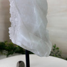 Clear Quartz Crystal Point on a Metal Stand, 9.8 lbs & 13.9" Tall #3122CQ - 028 - Brazil GemsBrazil GemsClear Quartz Crystal Point on a Metal Stand, 9.8 lbs & 13.9" Tall #3122CQ - 028Crystal Points3122CQ - 028