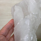 Clear Quartz Crystal Point on a Metal Stand, 9.8 lbs & 13.9" Tall #3122CQ - 028 - Brazil GemsBrazil GemsClear Quartz Crystal Point on a Metal Stand, 9.8 lbs & 13.9" Tall #3122CQ - 028Crystal Points3122CQ - 028