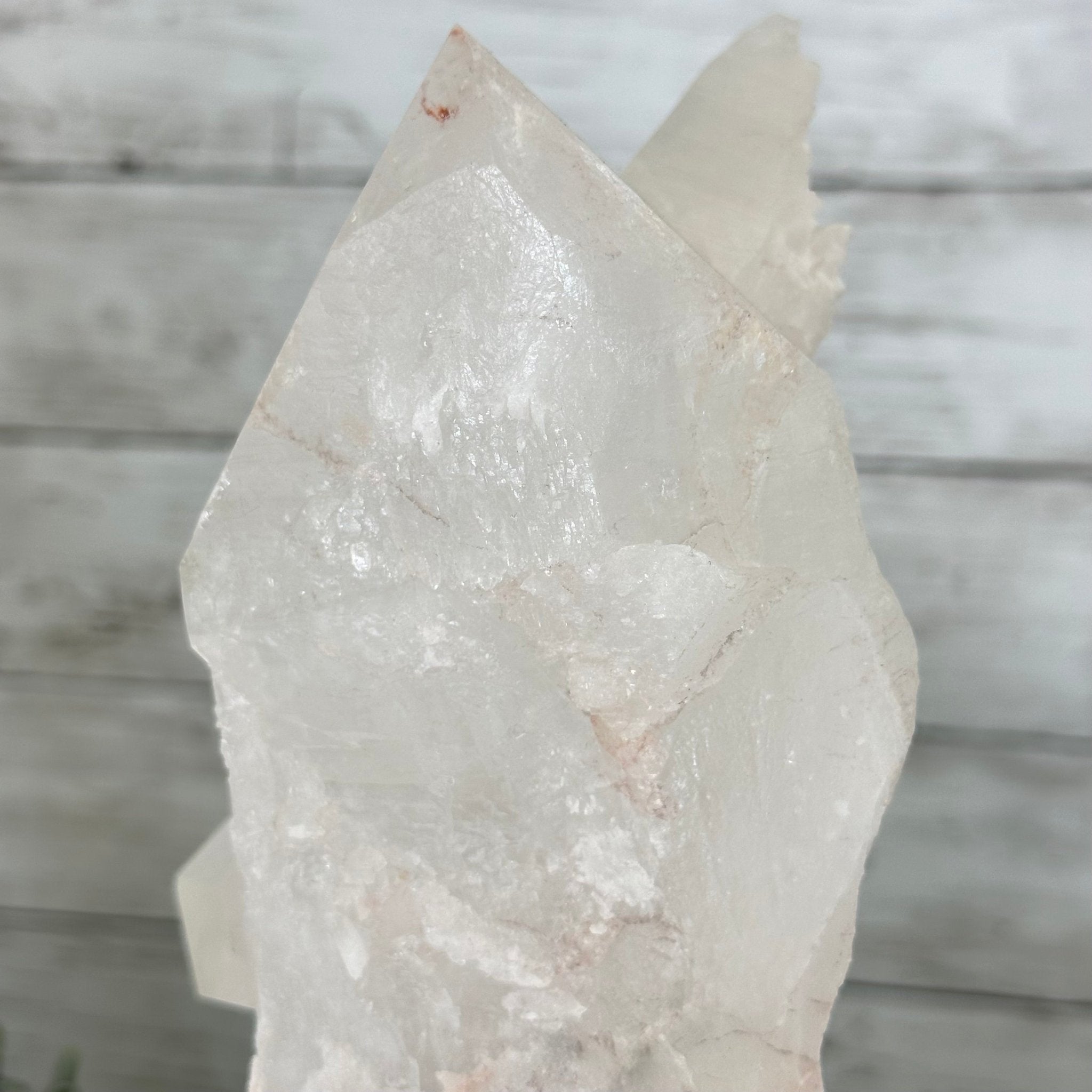 Clear Quartz Crystal Point on Fixed Base, 4.6 lbs & 11.0" Tall #3122CQ-008 - Brazil GemsBrazil GemsClear Quartz Crystal Point on Fixed Base, 4.6 lbs & 11.0" Tall #3122CQ-008Crystal Points3122CQ-008