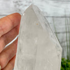 Clear Quartz Crystal Point on Fixed Base, 5.0 lbs & 11.9" Tall #3122CQ - 010 - Brazil GemsBrazil GemsClear Quartz Crystal Point on Fixed Base, 5.0 lbs & 11.9" Tall #3122CQ - 010Crystal Points3122CQ - 010