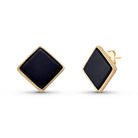 Drop Style 18K Gold Plated Earrings w/ Square Shaped Natural Gemstones - Brazil GemsBrazil GemsDrop Style 18K Gold Plated Earrings w/ Square Shaped Natural GemstonesEarrings11GP9961 - 104