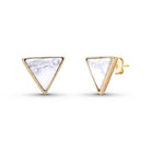 Drop Style 18K Gold Plated Earrings w/ Triangle Shaped Gemstones - Brazil GemsBrazil GemsDrop Style 18K Gold Plated Earrings w/ Triangle Shaped GemstonesEarrings11GP9960 - 114