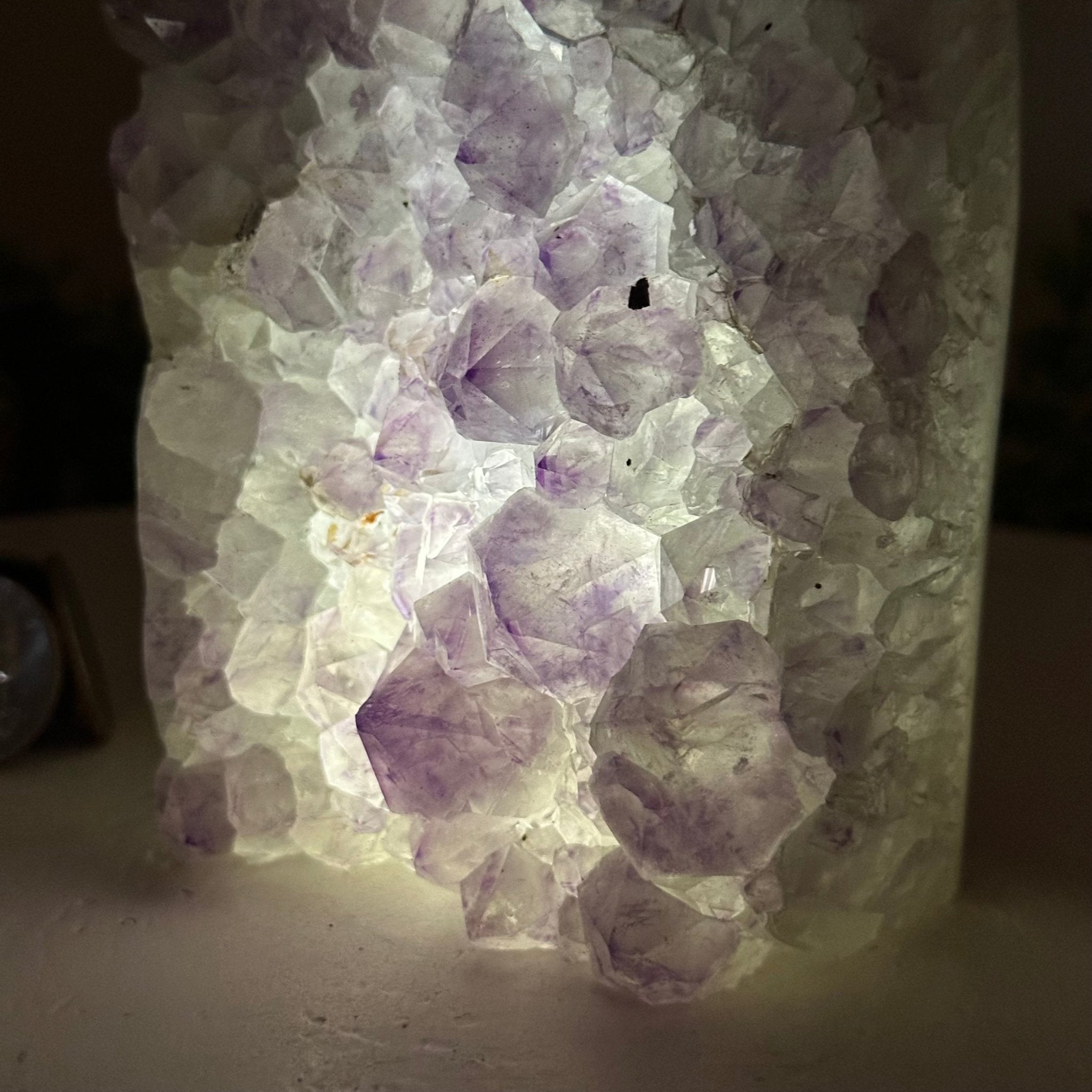 Drusy Amethyst Night Light 2.9 lbs & 5.5" Tall #5800AM - 006 - Brazil GemsBrazil GemsDrusy Amethyst Night Light 2.9 lbs & 5.5" Tall #5800AM - 006Night Lights5800AM - 006