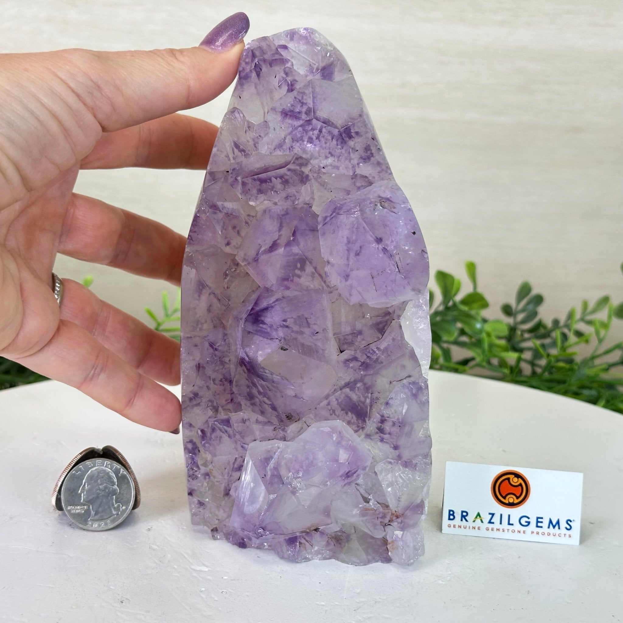 Drusy Amethyst Night Light 4.3 lbs & 6.6" Tall #5800AM - 016 - Brazil GemsBrazil GemsDrusy Amethyst Night Light 4.3 lbs & 6.6" Tall #5800AM - 016Night Lights5800AM - 016