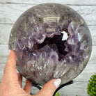 Druzy Amethyst Sphere on a Metal Base, 15.1 lbs & 13" Tall #5630-0076 - Brazil GemsBrazil GemsDruzy Amethyst Sphere on a Metal Base, 15.1 lbs & 13" Tall #5630-0076Spheres5630-0076