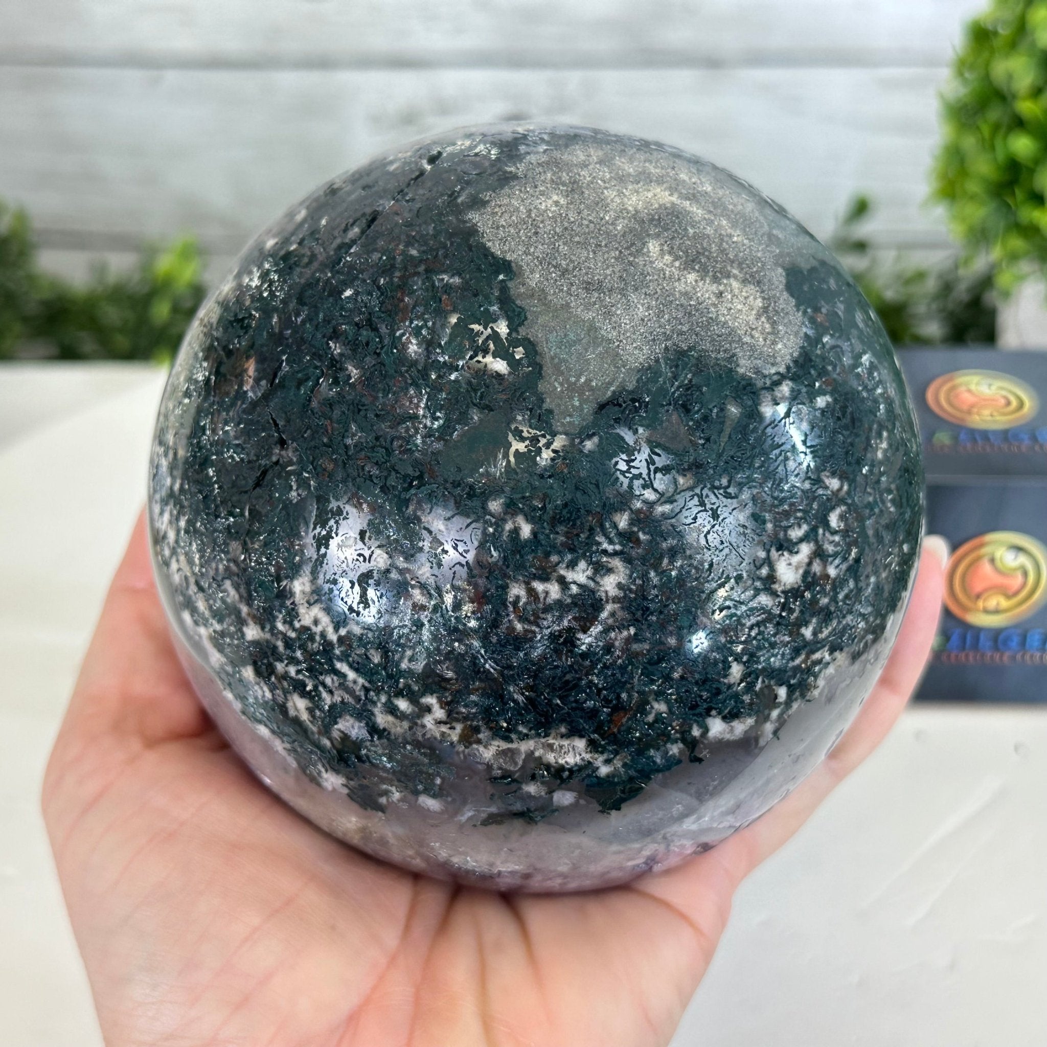 Druzy Amethyst Sphere on a Metal Stand, 3.6 lbs & 9.1" Tall #5630-0055 - Brazil GemsBrazil GemsDruzy Amethyst Sphere on a Metal Stand, 3.6 lbs & 9.1" Tall #5630-0055Spheres5630-0055
