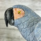 Extra Large Hand-Carved Blue Quartz Macaw Bird w/ Amethyst Base, 15" Tall #3006-BQMAM-008 - Brazil GemsBrazil GemsExtra Large Hand-Carved Blue Quartz Macaw Bird w/ Amethyst Base, 15" Tall #3006-BQMAM-008Crystal Birds3006-BQMAM-008