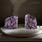 Extra Plus Amethyst Crystal Bookends, 11.2 lbs & 5.2" Tall #5151AM - 064 - Brazil GemsBrazil GemsExtra Plus Amethyst Crystal Bookends, 11.2 lbs & 5.2" Tall #5151AM - 064Bookends5151AM - 064