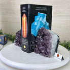 Extra Plus Amethyst Crystal Bookends, 11.2 lbs & 5.2" Tall #5151AM - 064 - Brazil GemsBrazil GemsExtra Plus Amethyst Crystal Bookends, 11.2 lbs & 5.2" Tall #5151AM - 064Bookends5151AM - 064