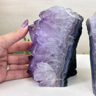 Extra Plus Amethyst Crystal Bookends, 6.9 lbs & 5.3" Tall #5151AM - 062 - Brazil GemsBrazil GemsExtra Plus Amethyst Crystal Bookends, 6.9 lbs & 5.3" Tall #5151AM - 062Bookends5151AM - 062