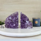 Extra Plus Amethyst Crystal Bookends, 6.9 lbs & 5.3" Tall #5151AM - 062 - Brazil GemsBrazil GemsExtra Plus Amethyst Crystal Bookends, 6.9 lbs & 5.3" Tall #5151AM - 062Bookends5151AM - 062