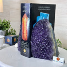 Extra Plus Quality Amethyst Bookends, 10.7 lbs & 7" Tall #5151AM - 090 - Brazil GemsBrazil GemsExtra Plus Quality Amethyst Bookends, 10.7 lbs & 7" Tall #5151AM - 090Bookends5151AM - 090