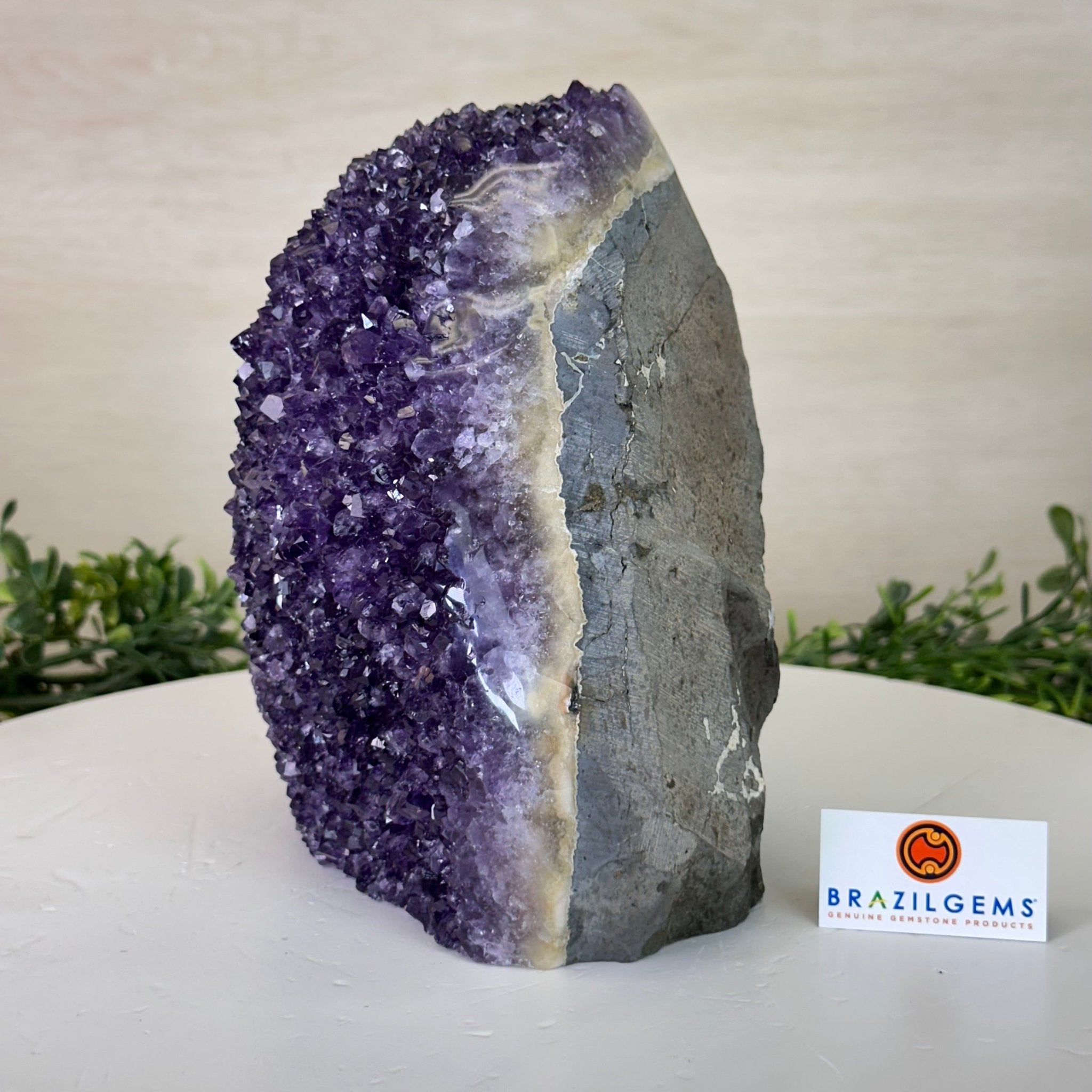 Extra Plus Quality Amethyst Bookends, 10.7 lbs & 7" Tall #5151AM - 090 - Brazil GemsBrazil GemsExtra Plus Quality Amethyst Bookends, 10.7 lbs & 7" Tall #5151AM - 090Bookends5151AM - 090