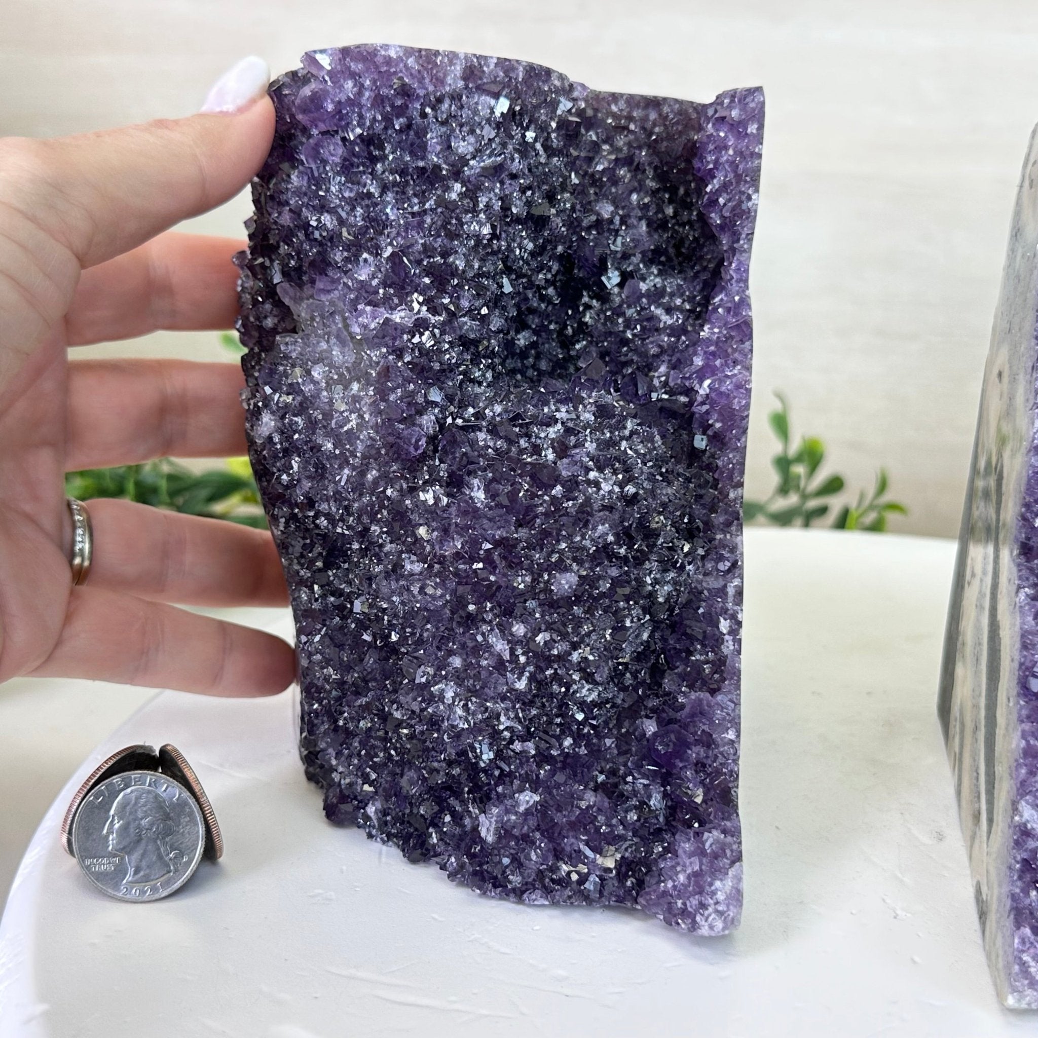 Extra Plus Quality Amethyst Bookends, 10.9 lbs & 5.5" Tall #5151AM - 091 - Brazil GemsBrazil GemsExtra Plus Quality Amethyst Bookends, 10.9 lbs & 5.5" Tall #5151AM - 091Bookends5151AM - 091