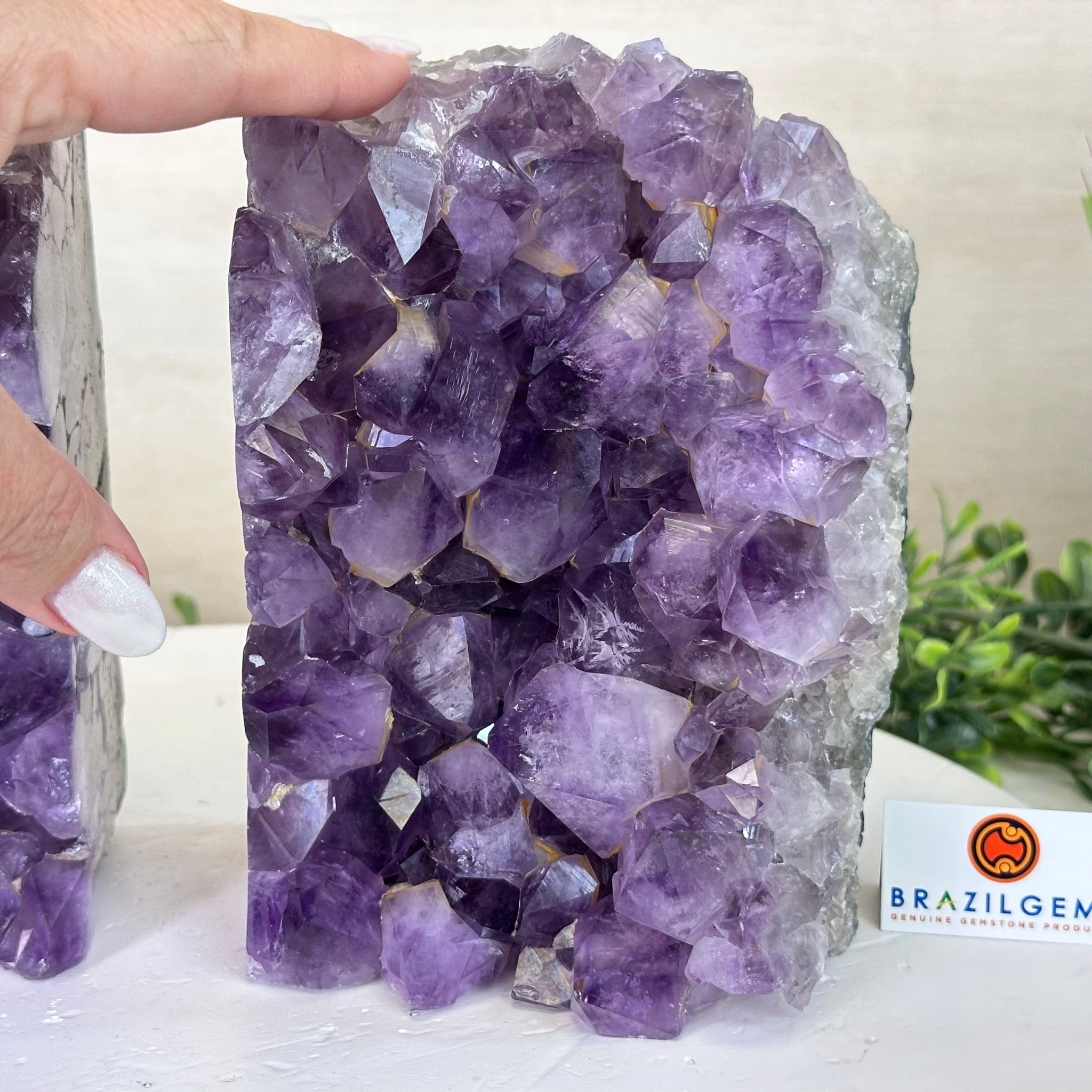 Extra Plus Quality Amethyst Bookends, 11.8 lbs & 6.2" Tall #5151AM - 065 - Brazil GemsBrazil GemsExtra Plus Quality Amethyst Bookends, 11.8 lbs & 6.2" Tall #5151AM - 065Bookends5151AM - 065