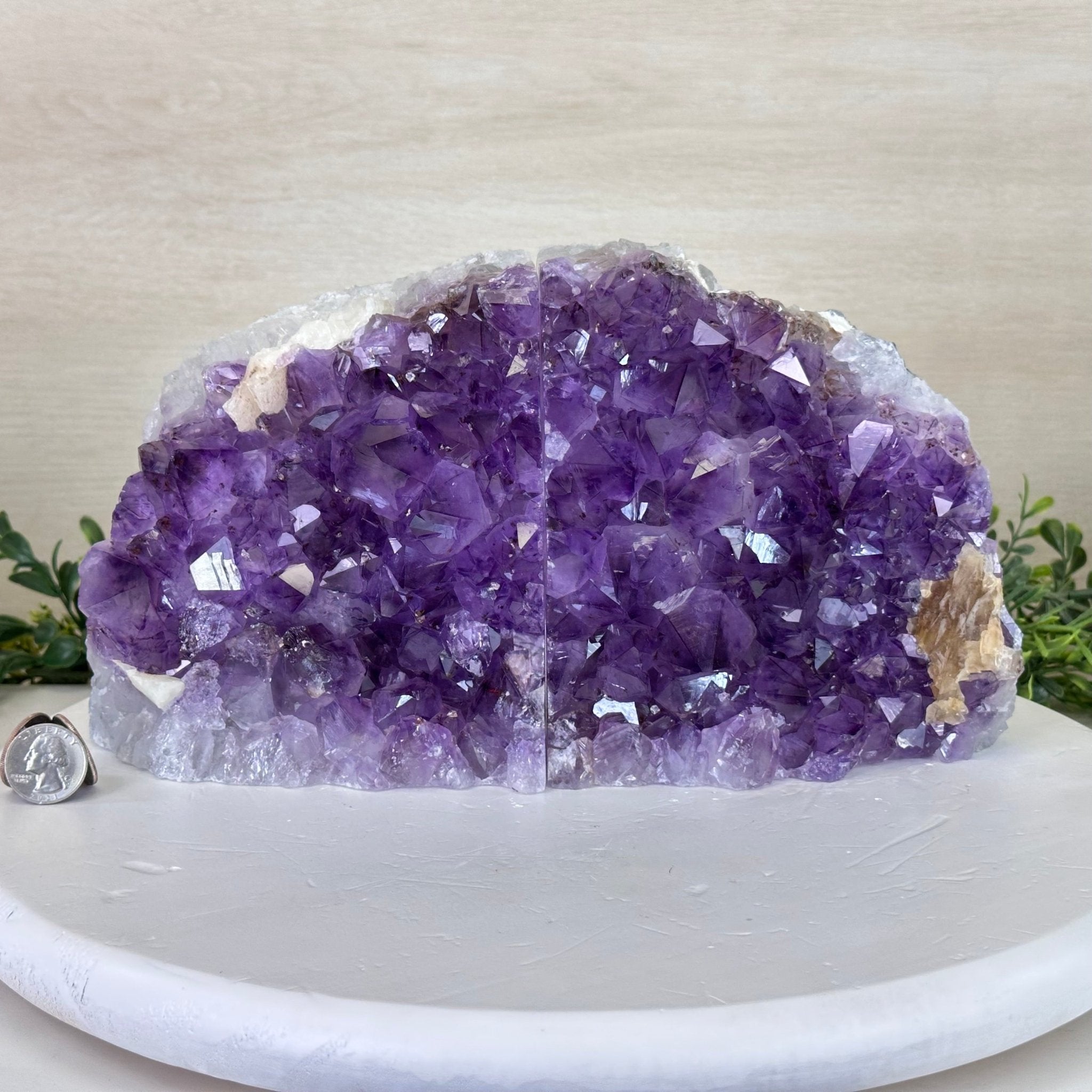 Extra Plus Quality Amethyst Bookends, 12.1 lbs & 6.3" Tall #5151AM - 066 - Brazil GemsBrazil GemsExtra Plus Quality Amethyst Bookends, 12.1 lbs & 6.3" Tall #5151AM - 066Bookends5151AM - 066