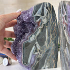 Extra Plus Quality Amethyst Bookends, 12.8 lbs & 7.2" Tall #5151AM - 092 - Brazil GemsBrazil GemsExtra Plus Quality Amethyst Bookends, 12.8 lbs & 7.2" Tall #5151AM - 092Bookends5151AM - 092