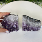 Extra Plus Quality Amethyst Bookends, 5.1 lbs & 4.1" Tall #5151AM - 067 - Brazil GemsBrazil GemsExtra Plus Quality Amethyst Bookends, 5.1 lbs & 4.1" Tall #5151AM - 067Bookends5151AM - 067