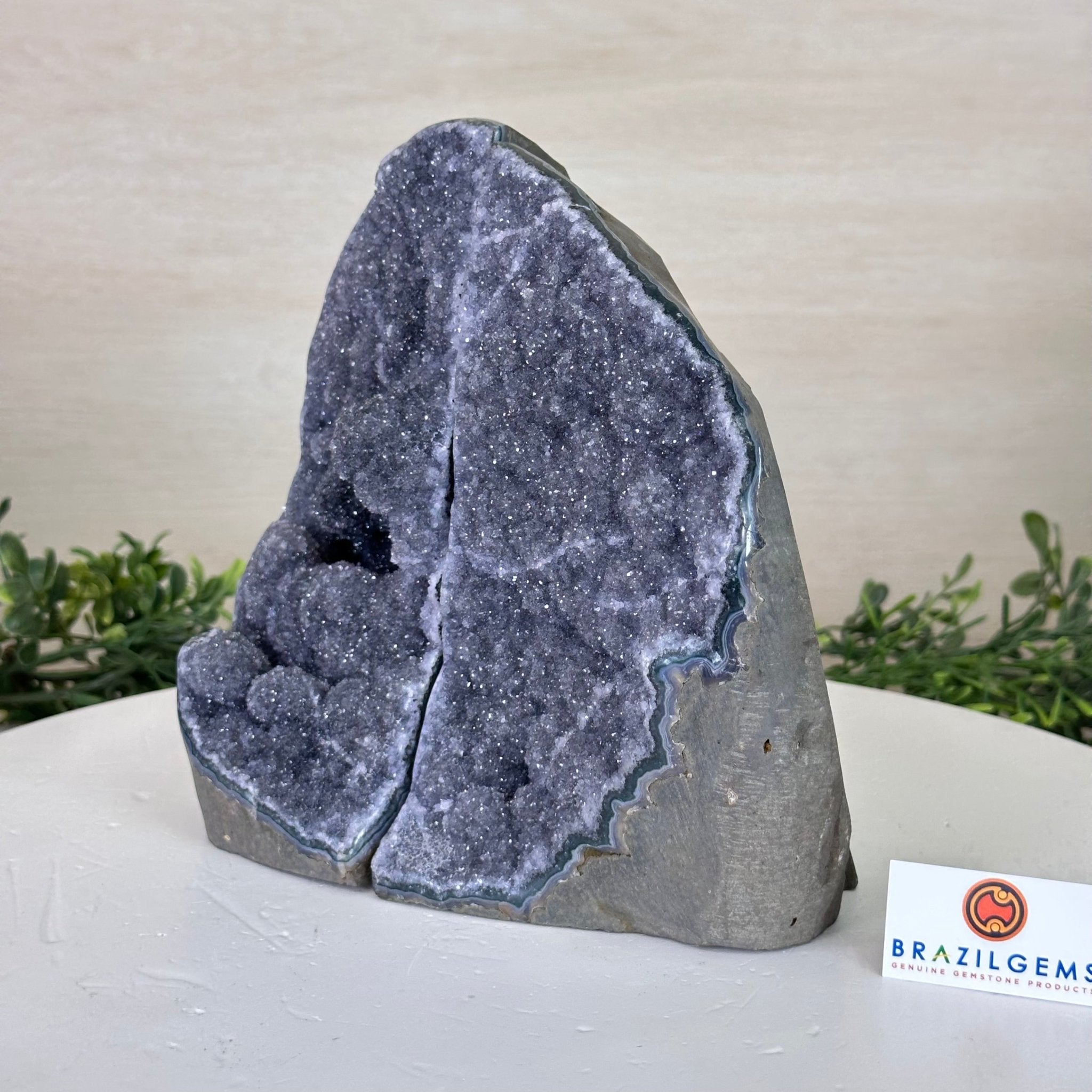 Extra Plus Quality Amethyst Bookends, 9.4 lbs & 7.1" Tall #5151AM - 089 - Brazil GemsBrazil GemsExtra Plus Quality Amethyst Bookends, 9.4 lbs & 7.1" Tall #5151AM - 089Bookends5151AM - 089