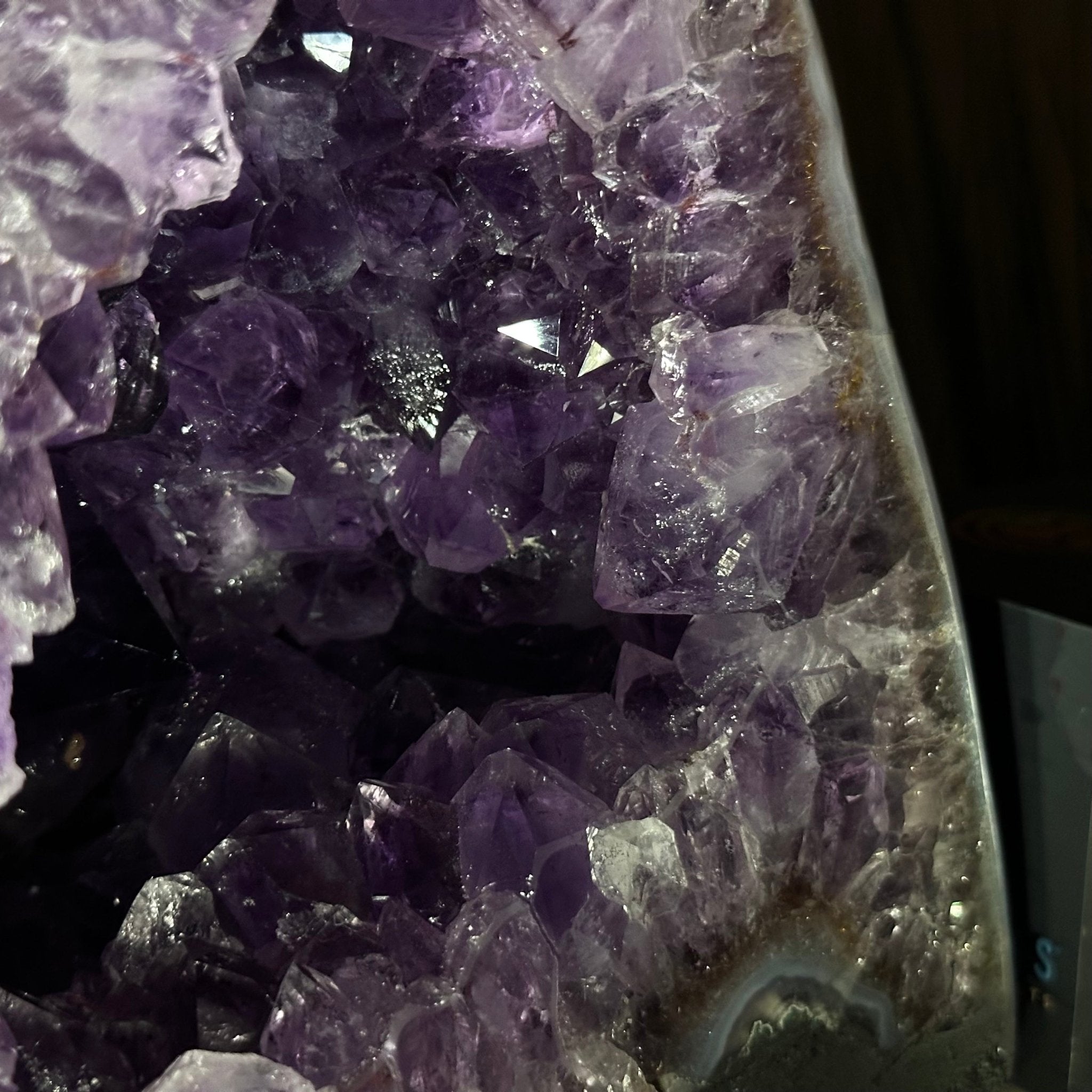 Extra Plus Quality Amethyst Cathedral, 10 lbs & 7.9" Tall #5601 - 1436 - Brazil GemsBrazil GemsExtra Plus Quality Amethyst Cathedral, 10 lbs & 7.9" Tall #5601 - 1436Cathedrals5601 - 1436