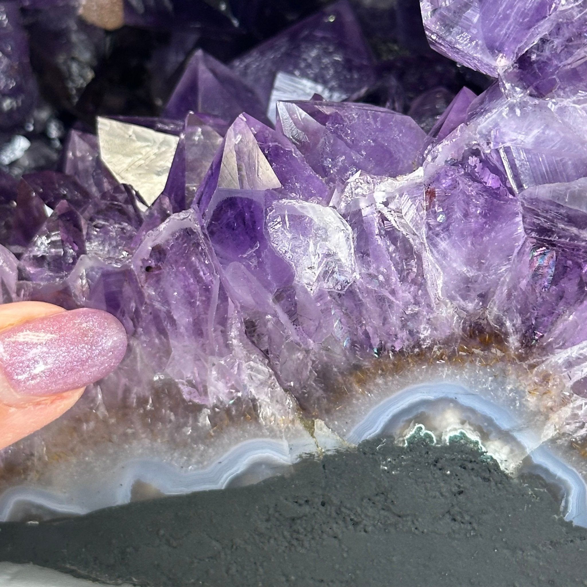 Extra Plus Quality Amethyst Cathedral, 10 lbs & 7.9" Tall #5601 - 1436 - Brazil GemsBrazil GemsExtra Plus Quality Amethyst Cathedral, 10 lbs & 7.9" Tall #5601 - 1436Cathedrals5601 - 1436