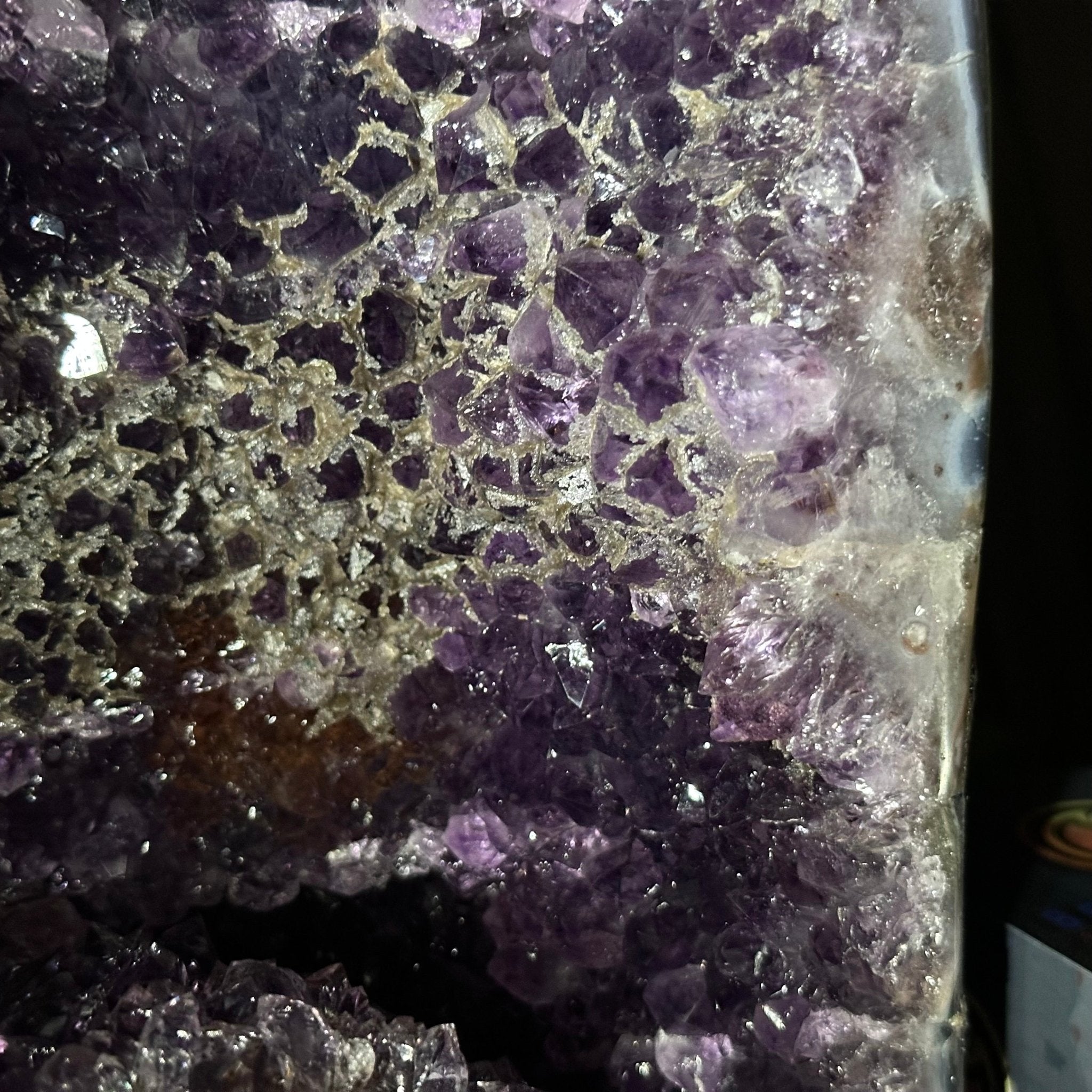 Extra Plus Quality Amethyst Cathedral, 11.8 lbs & 13.3" Tall #5601 - 1439 - Brazil GemsBrazil GemsExtra Plus Quality Amethyst Cathedral, 11.8 lbs & 13.3" Tall #5601 - 1439Cathedrals5601 - 1439