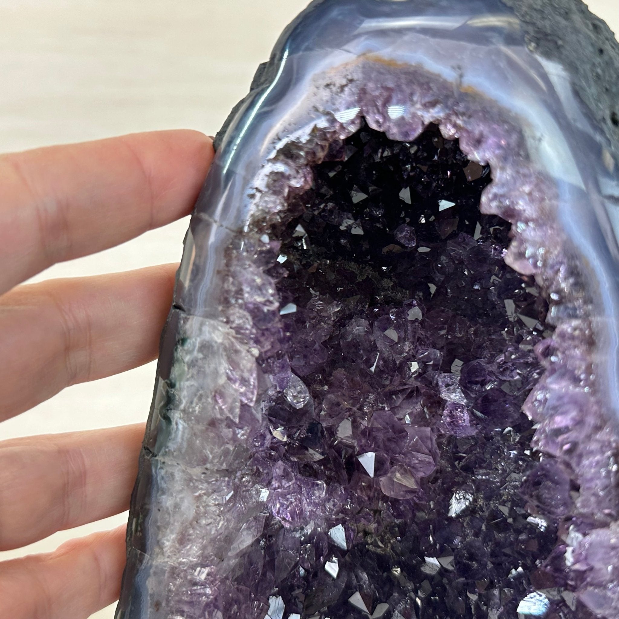 Extra Plus Quality Amethyst Cathedral, 11.8 lbs & 13.3" Tall #5601 - 1439 - Brazil GemsBrazil GemsExtra Plus Quality Amethyst Cathedral, 11.8 lbs & 13.3" Tall #5601 - 1439Cathedrals5601 - 1439