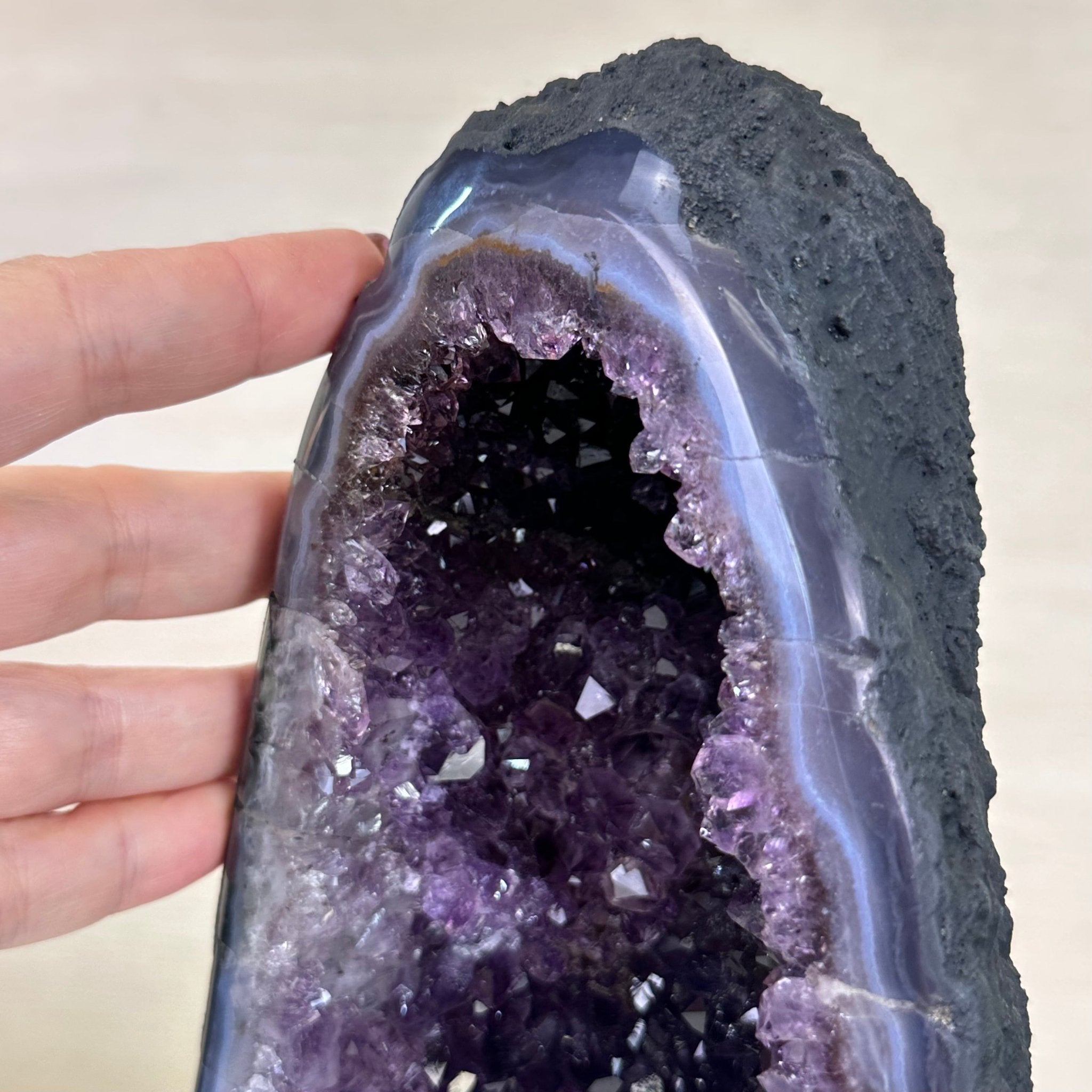 Extra Plus Quality Amethyst Cathedral, 11.8 lbs & 13.3" Tall #5601 - 1439 - Brazil GemsBrazil GemsExtra Plus Quality Amethyst Cathedral, 11.8 lbs & 13.3" Tall #5601 - 1439Cathedrals5601 - 1439