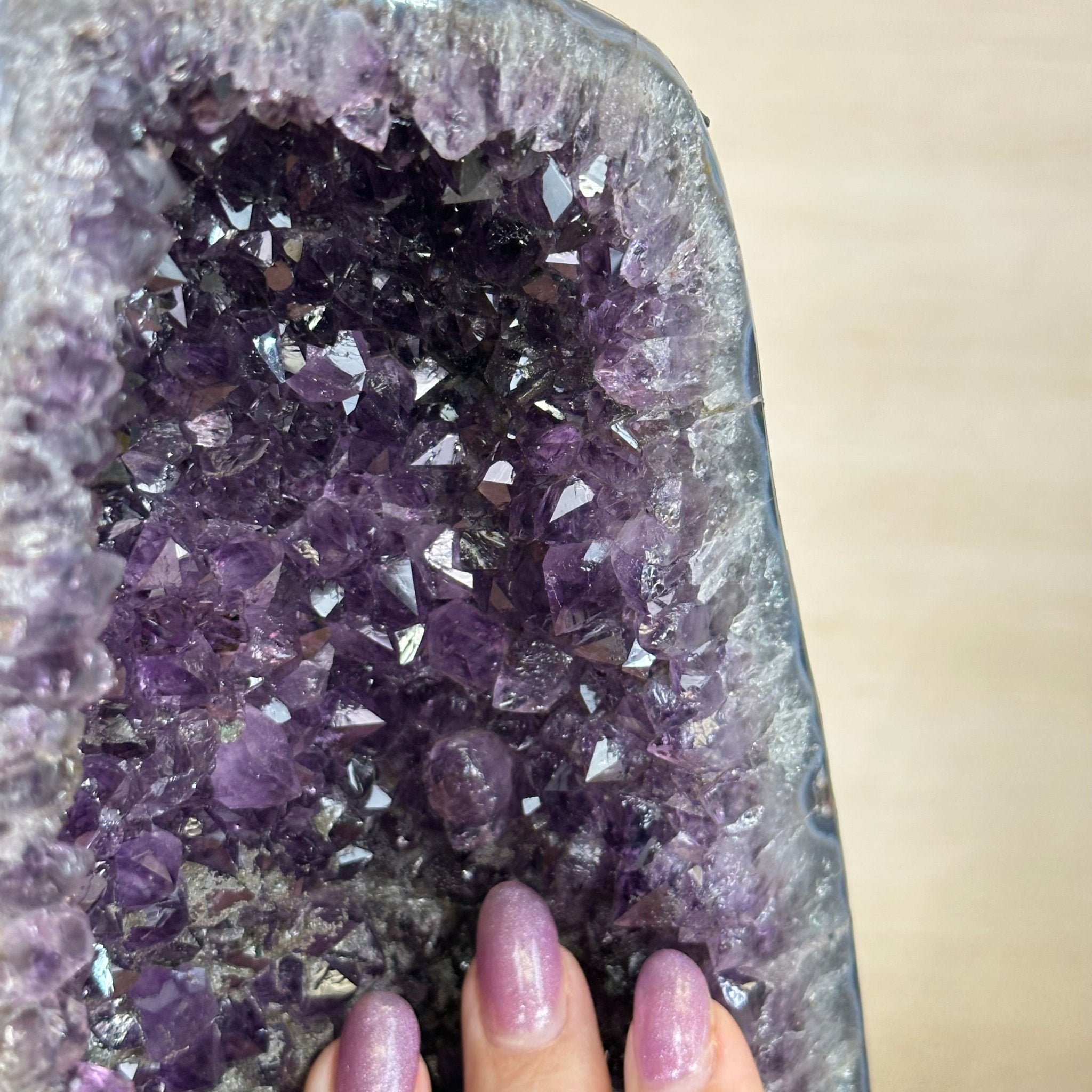 Extra Plus Quality Amethyst Cathedral, 12 lbs & 11" Tall #5601 - 1440 - Brazil GemsBrazil GemsExtra Plus Quality Amethyst Cathedral, 12 lbs & 11" Tall #5601 - 1440Cathedrals5601 - 1440