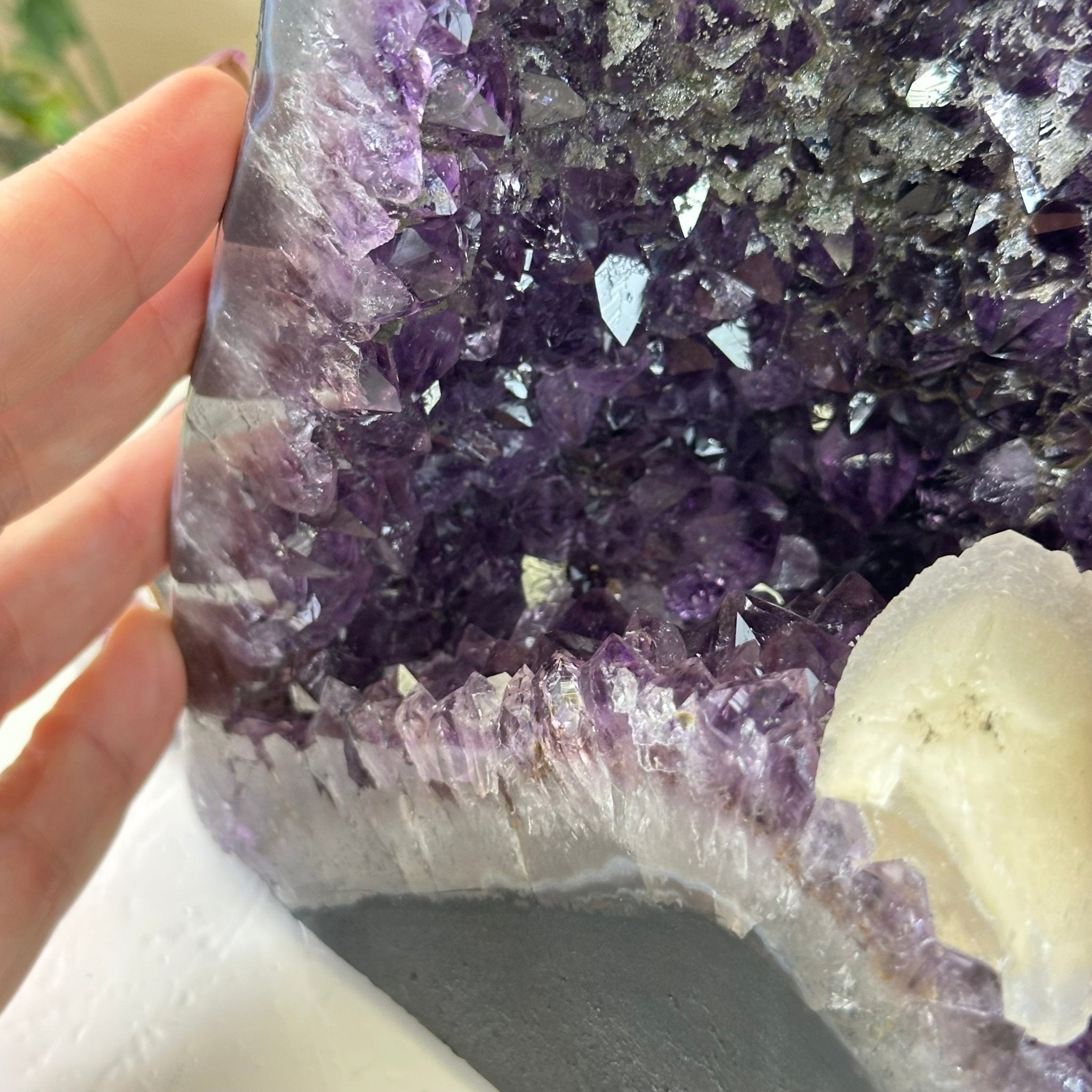 Extra Plus Quality Amethyst Cathedral, 12 lbs & 11" Tall #5601 - 1440 - Brazil GemsBrazil GemsExtra Plus Quality Amethyst Cathedral, 12 lbs & 11" Tall #5601 - 1440Cathedrals5601 - 1440