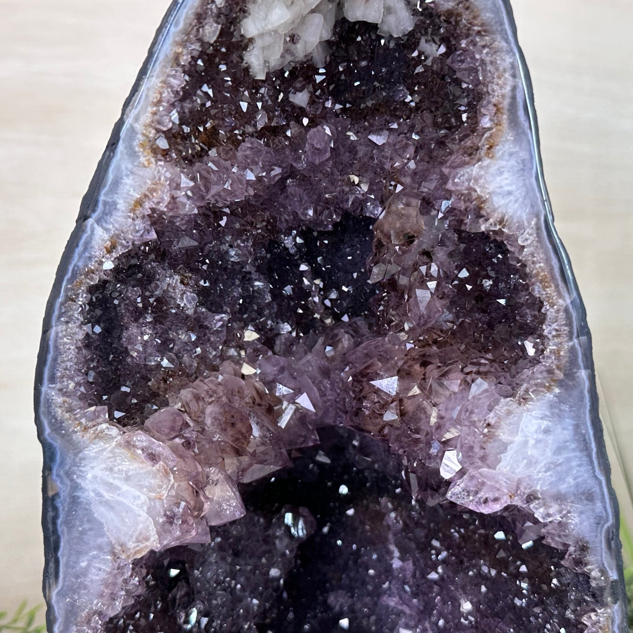 Extra Plus Quality Amethyst Cathedral, 12.9 lbs & 13.2" Tall #5601 - 1442 - Brazil GemsBrazil GemsExtra Plus Quality Amethyst Cathedral, 12.9 lbs & 13.2" Tall #5601 - 1442Cathedrals5601 - 1442